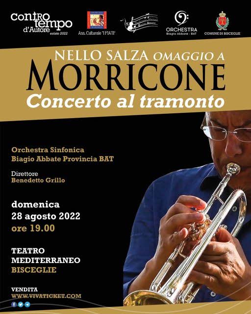 Bisceglie, Concerto al Tramonto: Nello Salza omaggio a Morricone