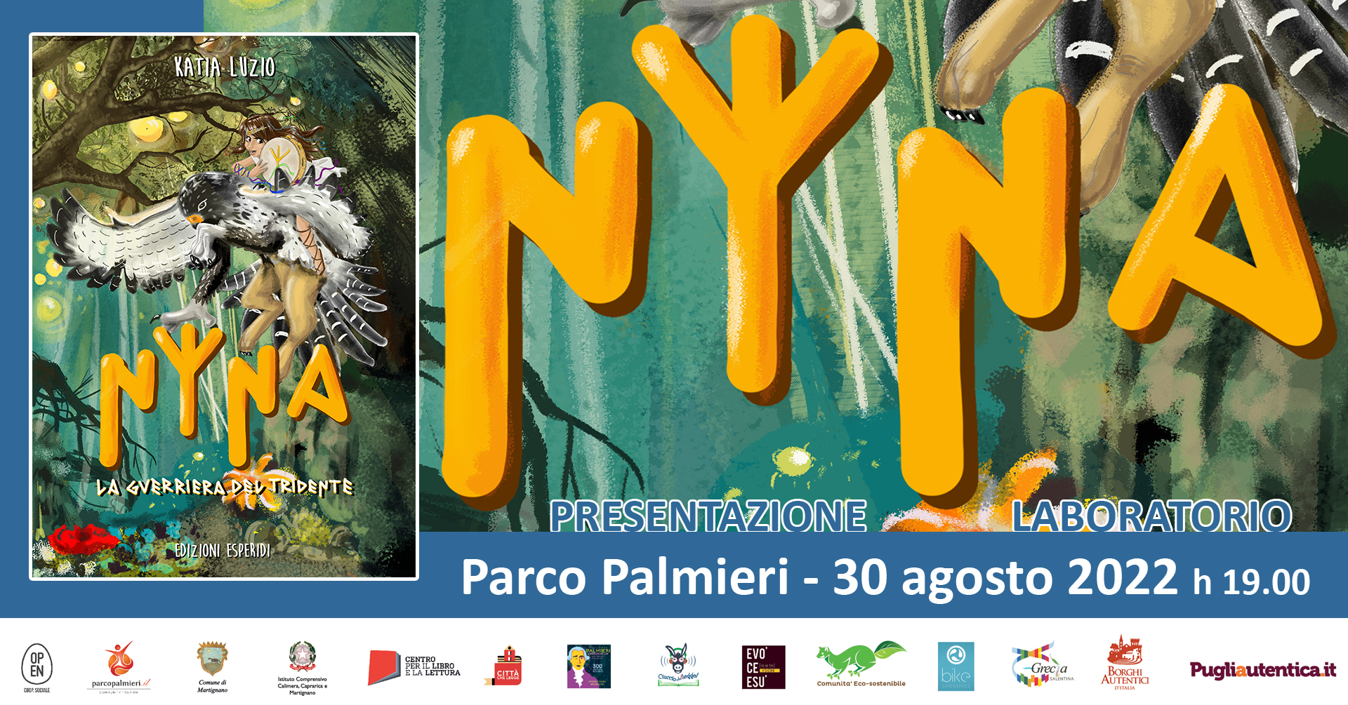 Martignano, Parco Palmieri: la presentazione del libro Nyna