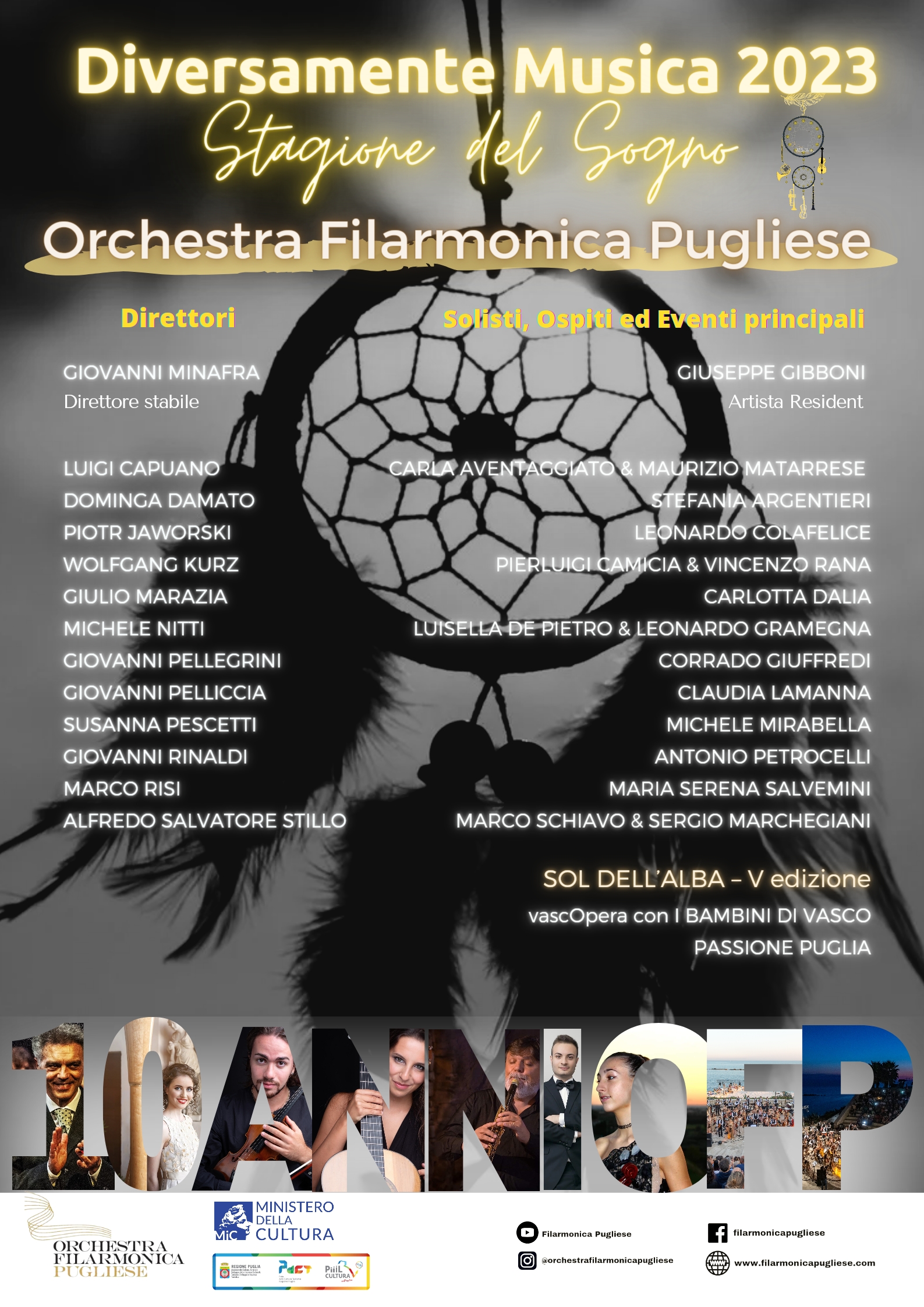Orchestra Filarmonica Pugliese, Diversamente musica 2023: la stagione del sogno  