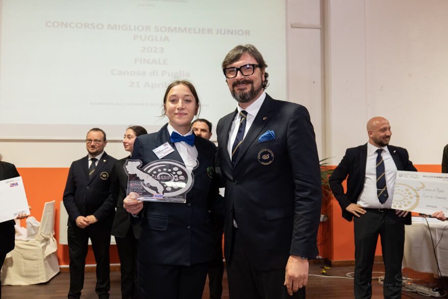 Marika Lastella è la Miglior Sommelier Junior 2023 di Puglia