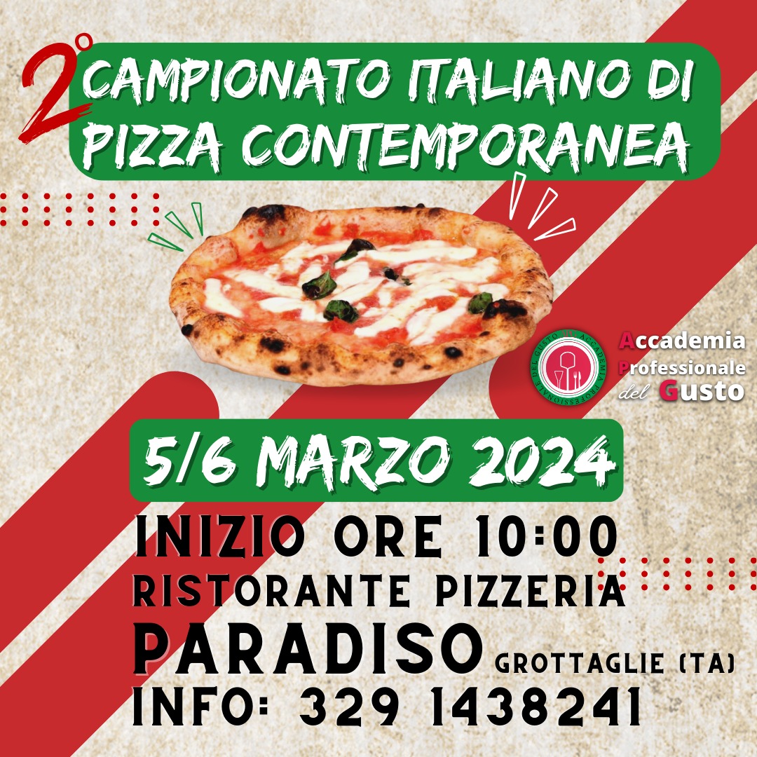 Grottaglie, il 2° Campionato Italiano di Pizza Contemporanea