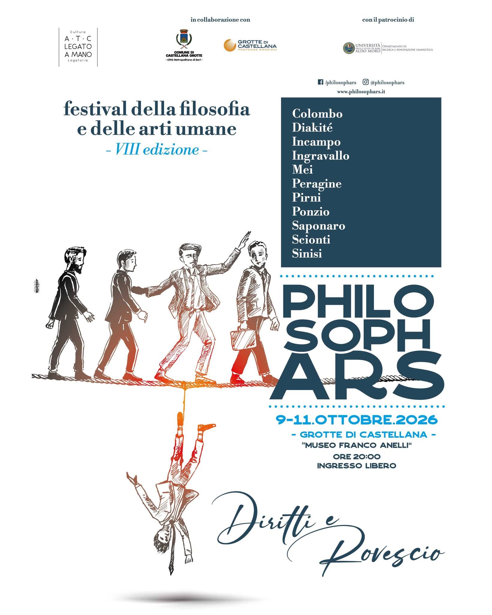 Castellana Grotte: PhilosophArs, festival della filosofia e delle arti umane