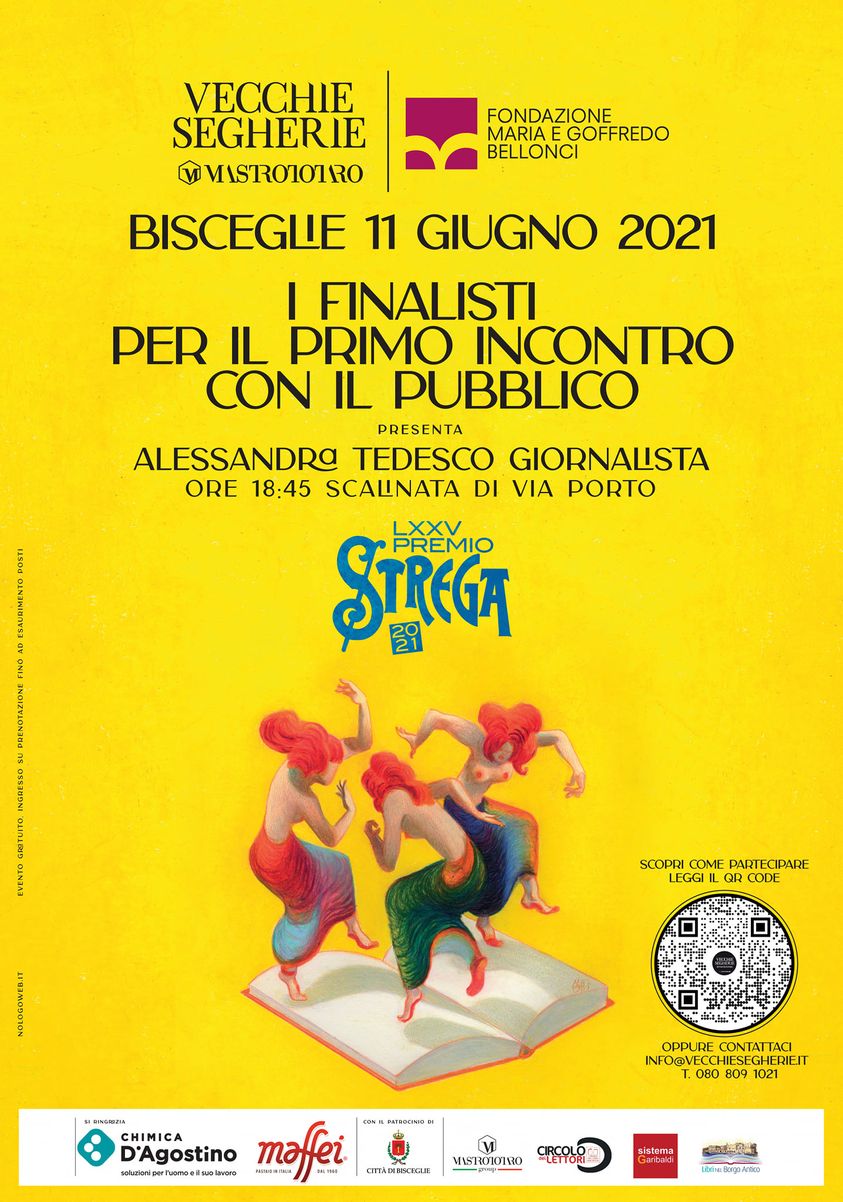Bisceglie, alle Vecchie Segherie i finalisti del Premio Strega