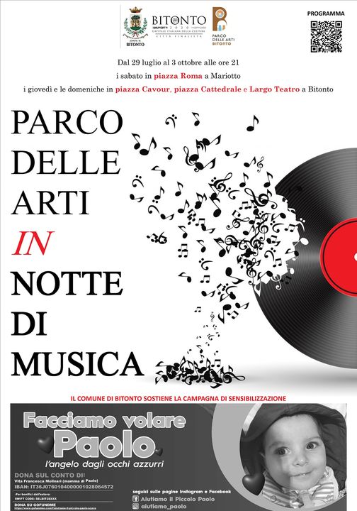 Bitonto, ''Notte di musica'': 56 concerti in location suggestive della città 