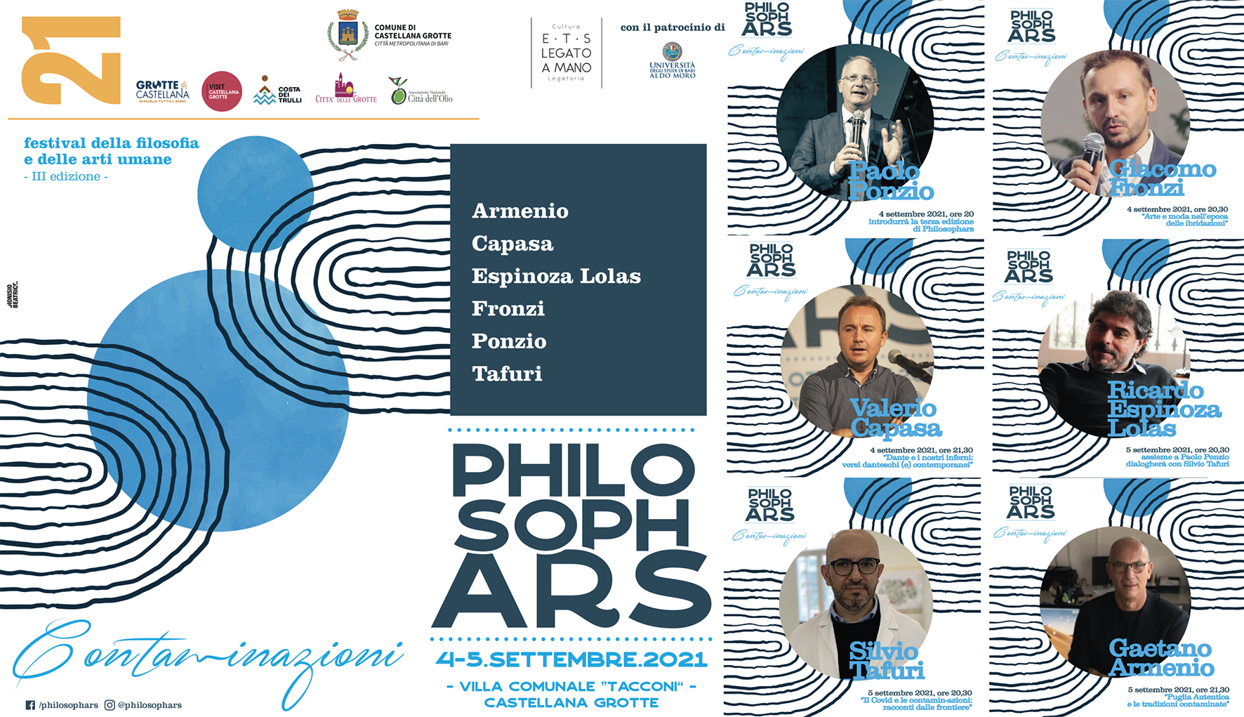 Castellana Grotte, ''PhilosophArs'': due giorni di festival della filosofia e delle arti umane