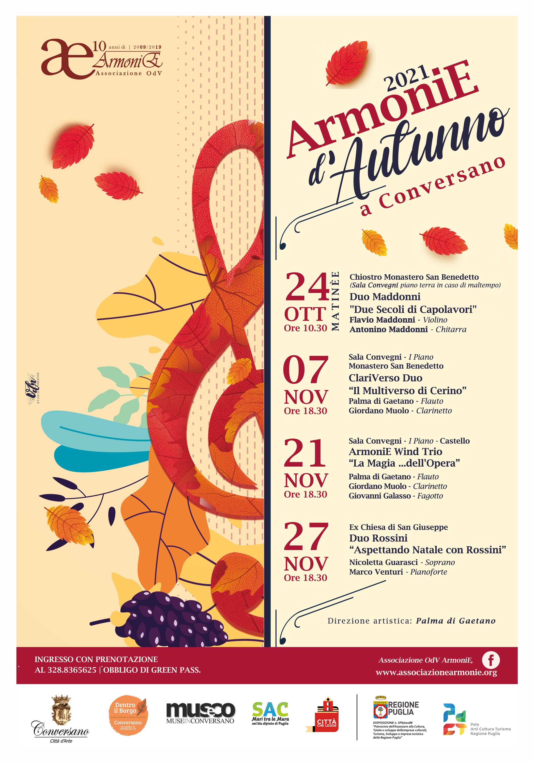 Conversano, Armonie d'autunno: un gran finale