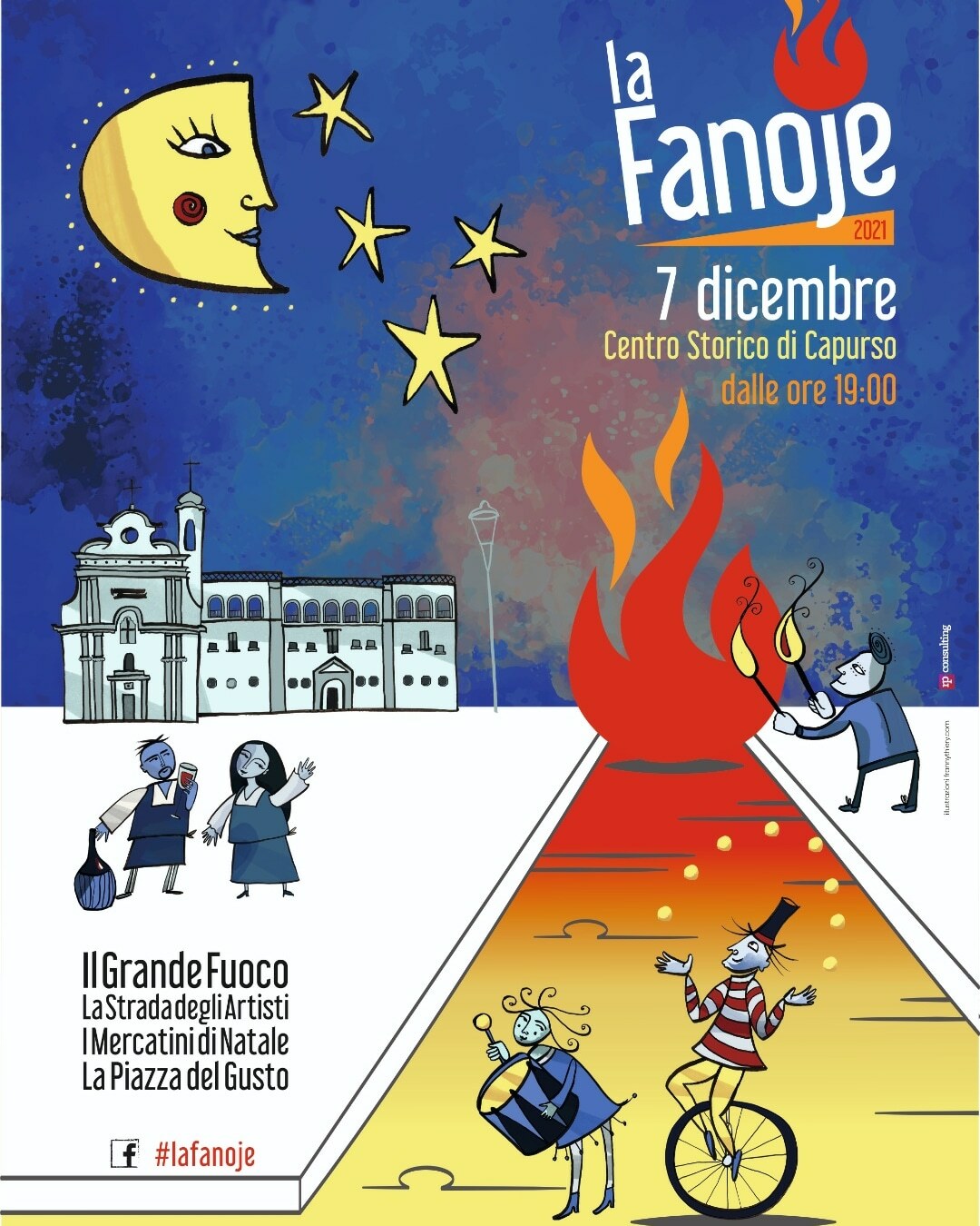 Capurso, La Fanoje: il grande fuoco