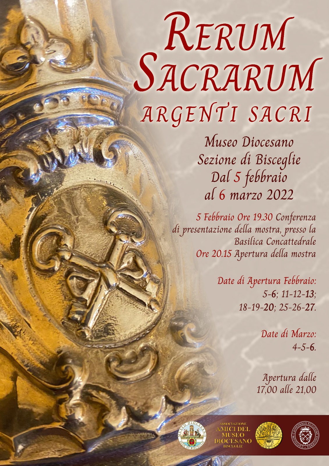 Bisceglie, Rerum Sacrarum: la mostra degli argenti sacri