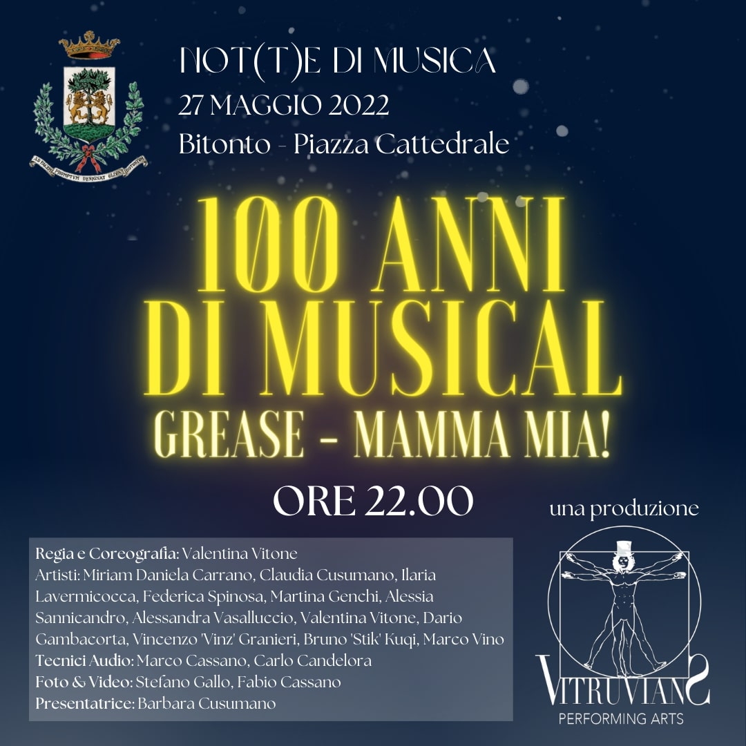 Bitonto, Notte di Musica: Varietà e Musical
