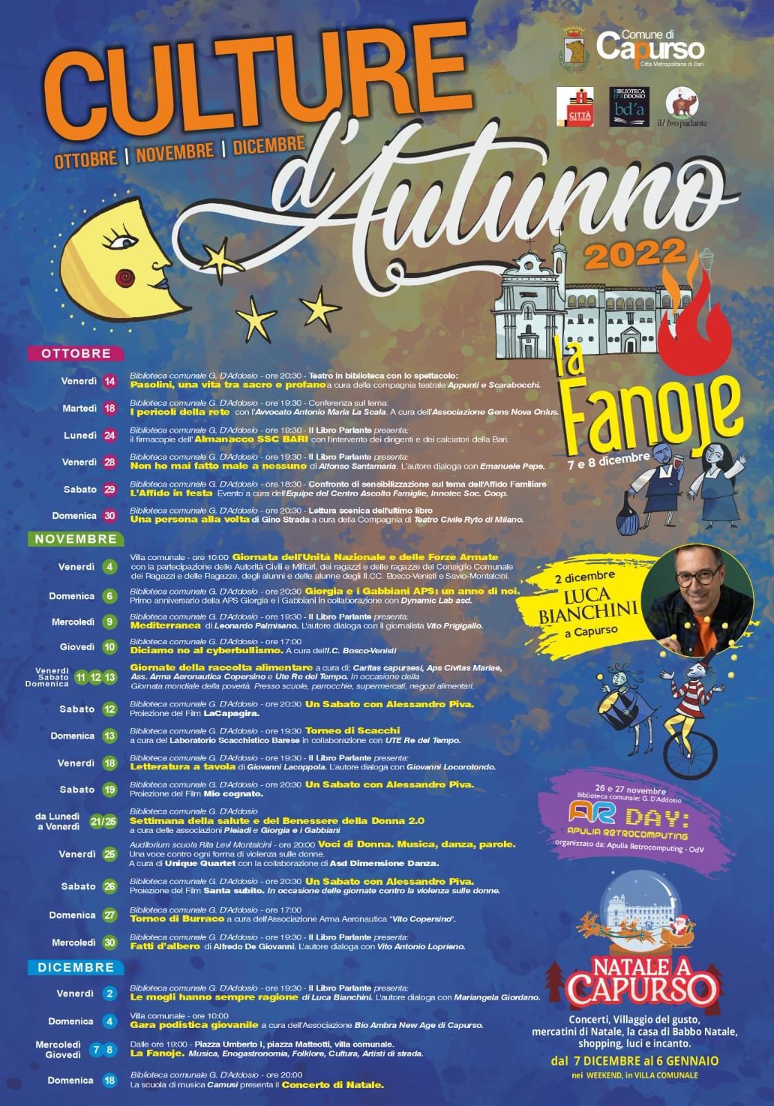 Capurso, Culture d'Autunno 2022