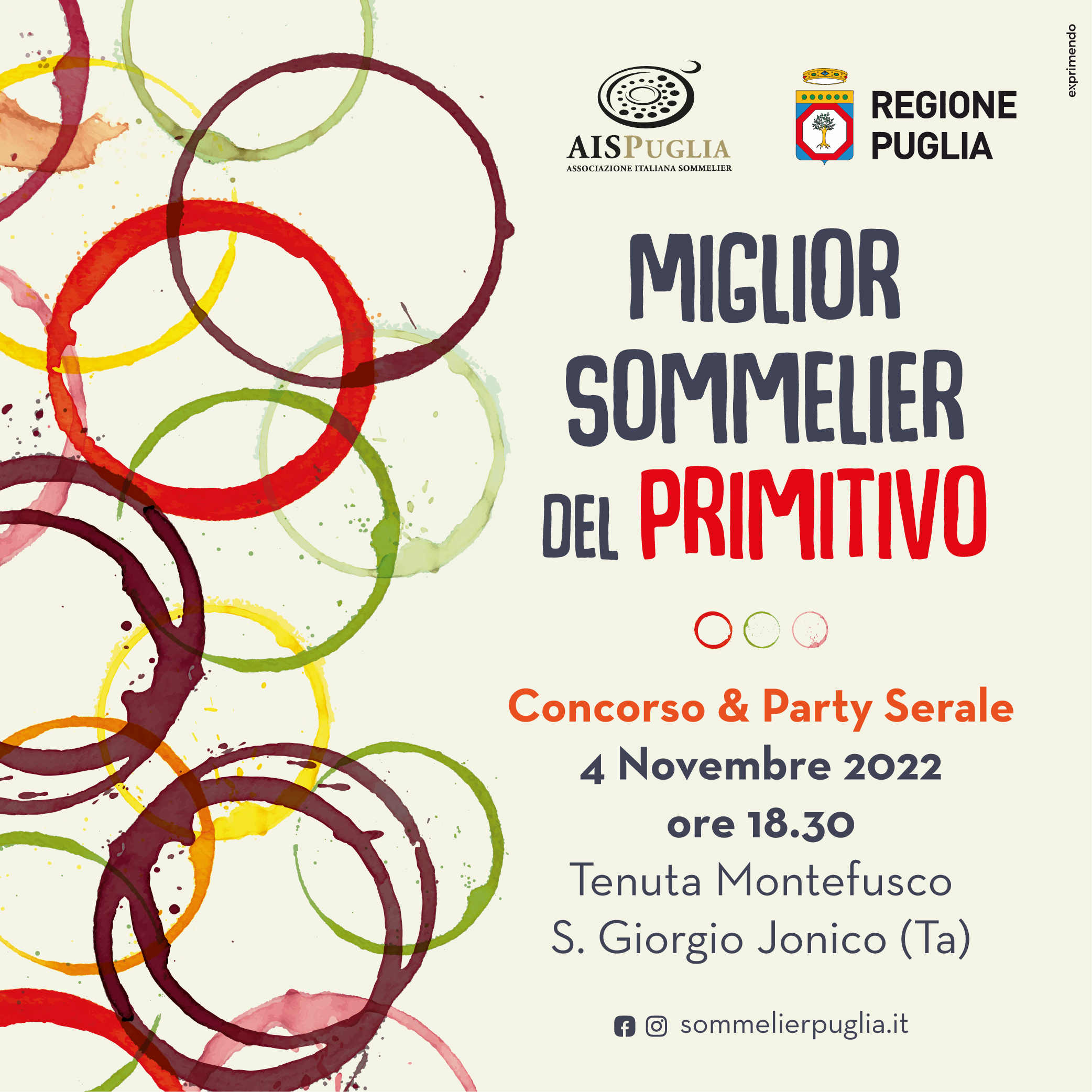 San Giorgio Jonico, AIS Puglia: il concorso del miglior sommelier e party del primitivo