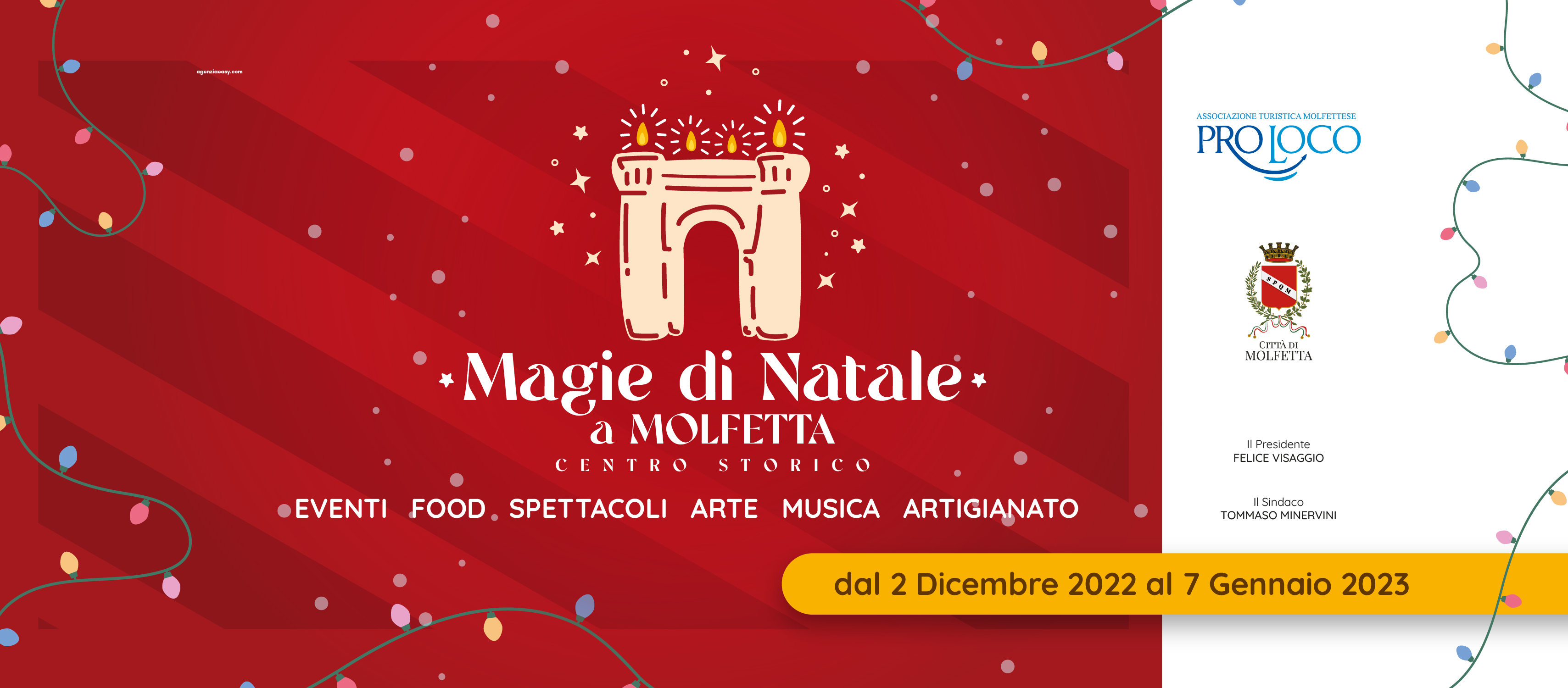 Molfetta, Magie di Natale a Molfetta: la magia delle tradizioni natalizie nel centro storico.