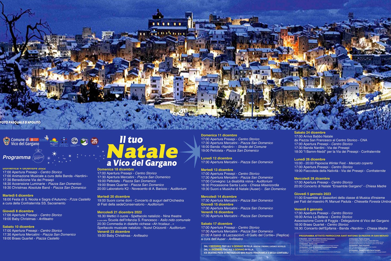 Vico del Gargano: il programma di Natale 