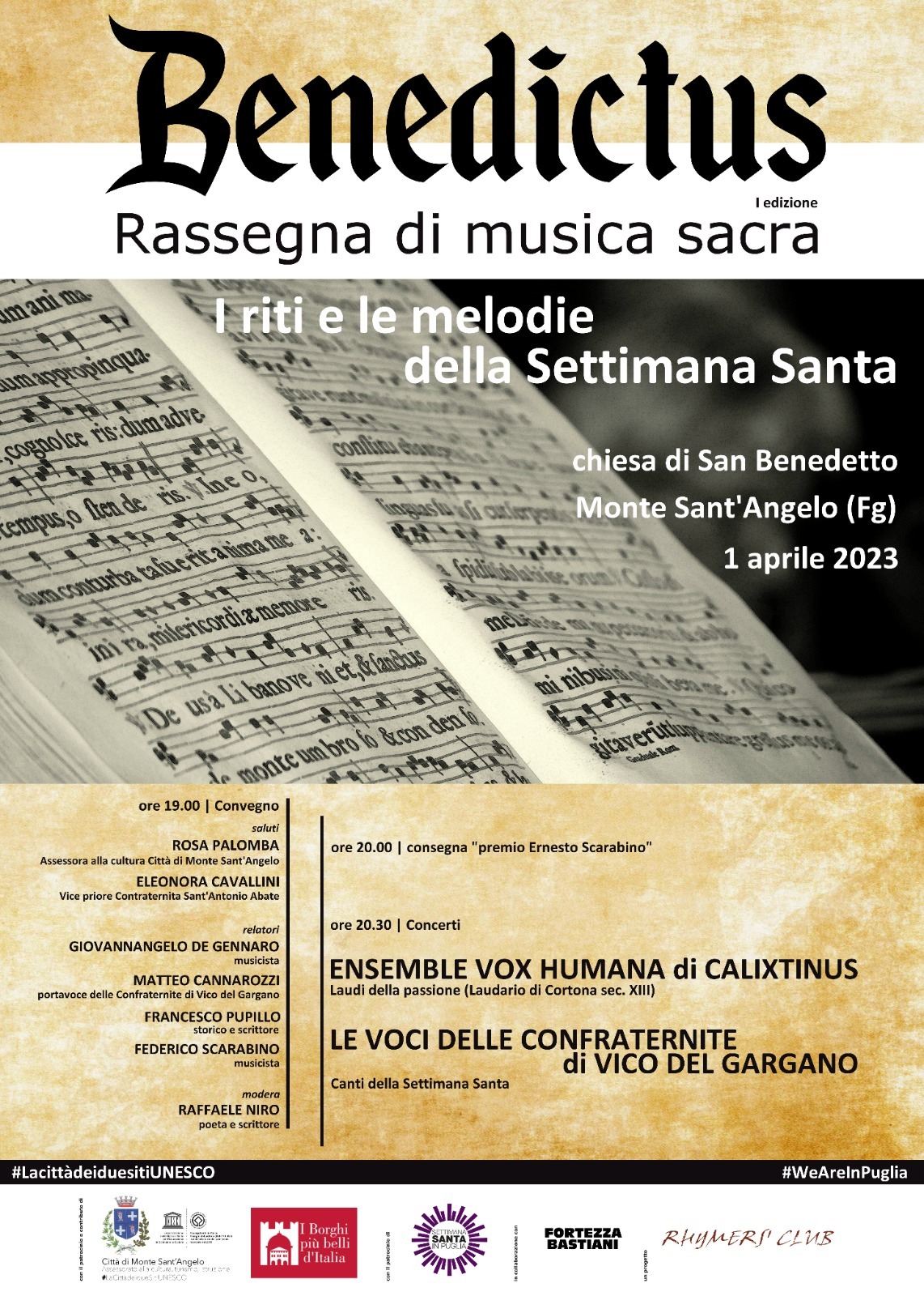 Monte Sant'Angelo, Benedictus: I riti e le melodie della Settimana Santa